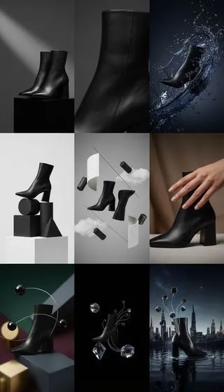 نمونه خروجی پرامپت عکس تبلیغاتی کلاژ محصول
